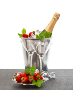 Champage and Strawberries